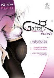 Rajstopy ciążowe GATTA BODY PROTECT 40 den