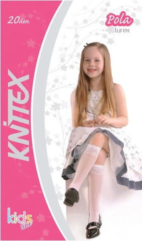 Podkolanówki dziewczęce POLA Knittex