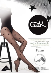 Rajstopy Gatta Funny 06 w gwiazdki 