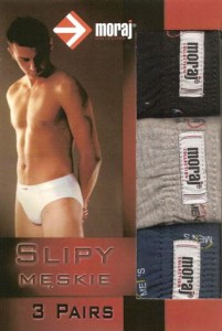 Slipy męskie MORAJ 3 PAK