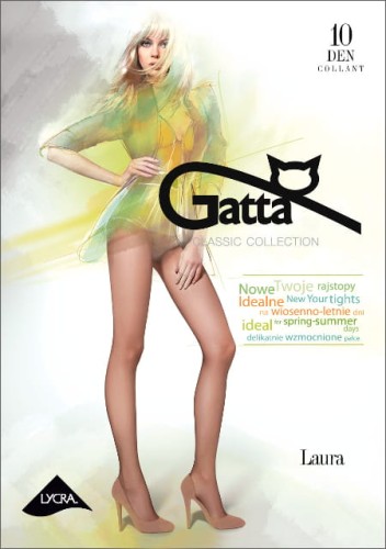 Rajstopy wiosenno-letnie Gatta Laura 10 den, cienkie